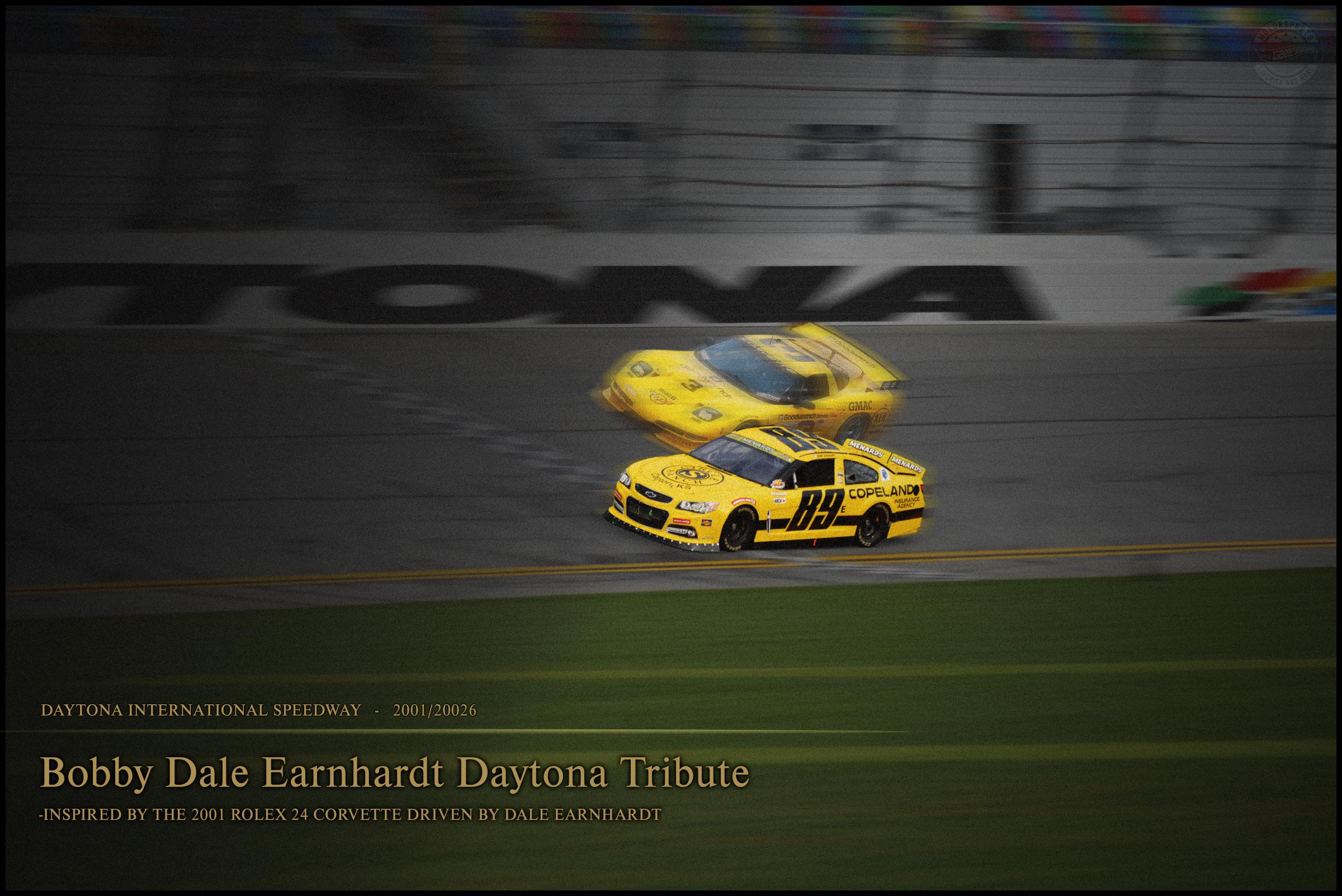 Preview of Bobby Earnhardt 2026 Daytona Test 2001 Corvette Throwback - #89 by Joe R Wells