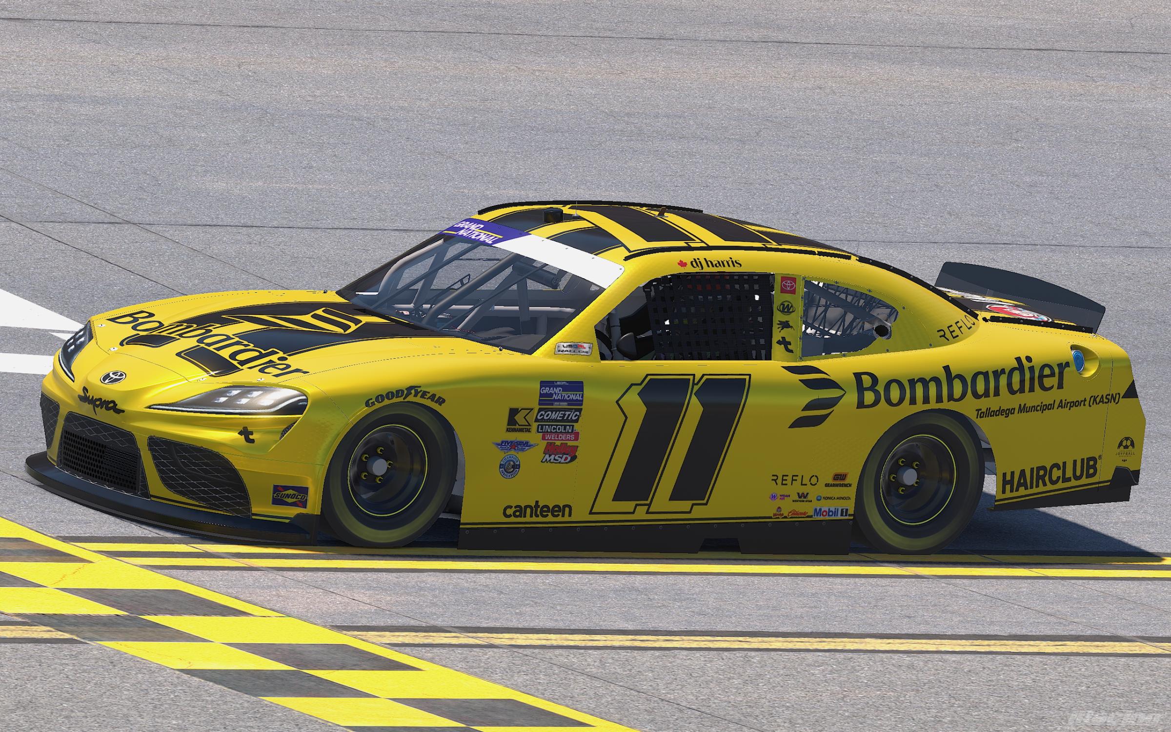 Preview of #11 - DJ Harris - Bombardier "Talladega Yellow" by Darrel Harris