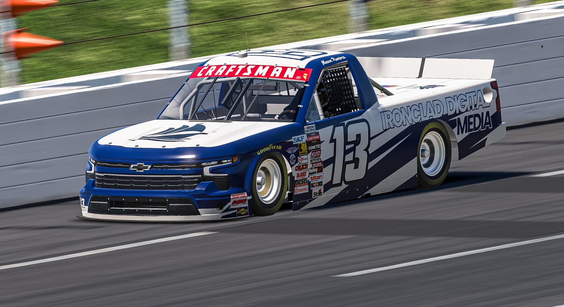Preview of Ironclad Digital Media | Chevrolet Silverado Blue by Mason Ramirez