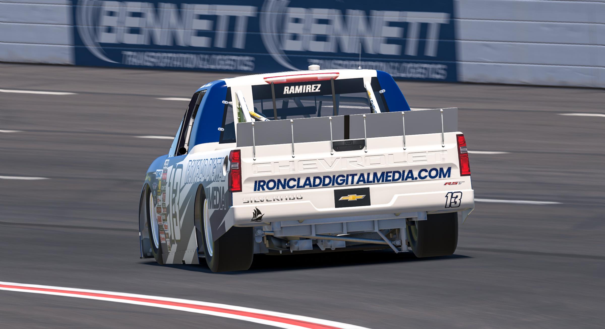 Preview of Ironclad Digital Media | Chevrolet Silverado Blue by Mason Ramirez
