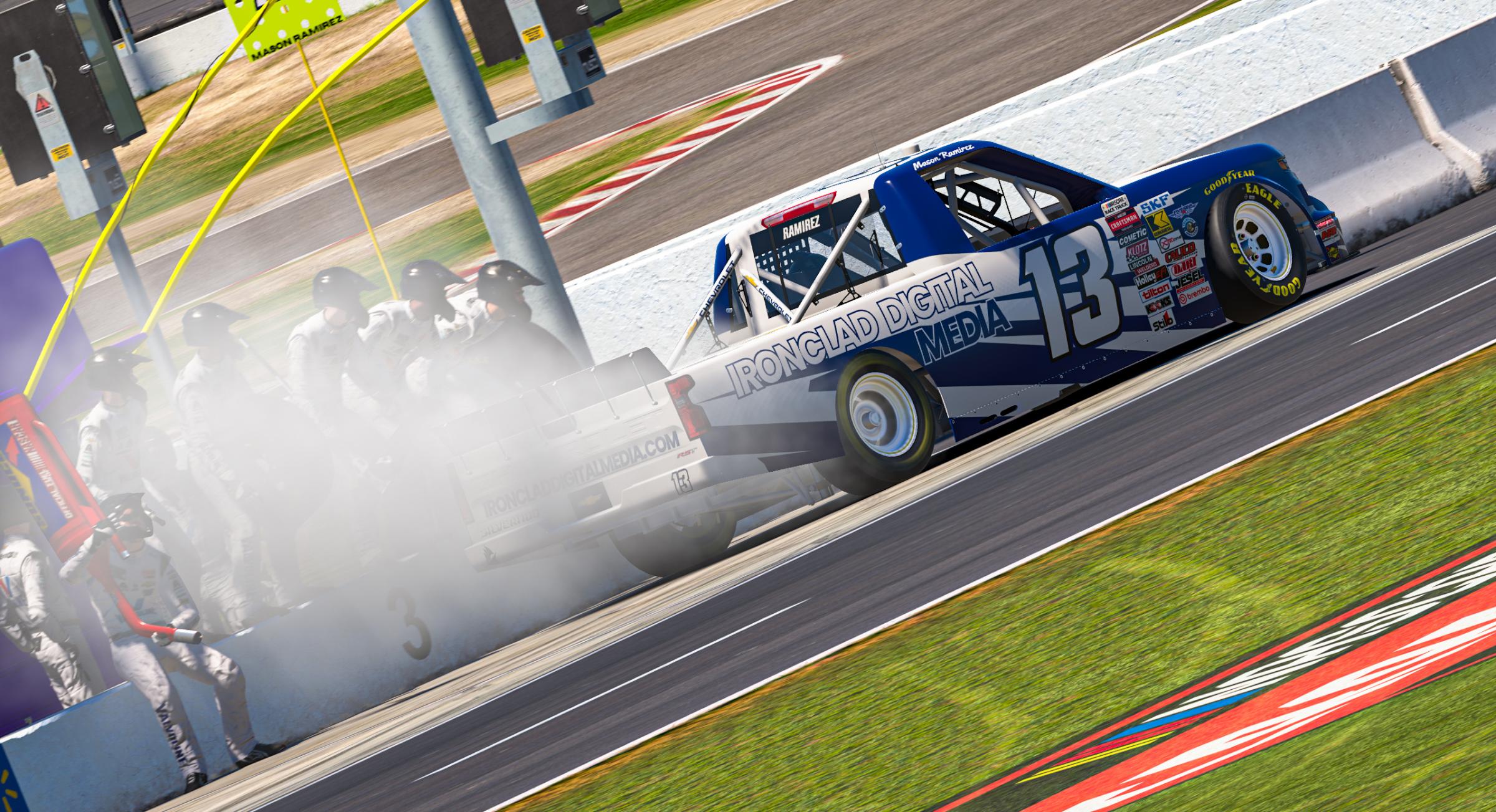 Preview of Ironclad Digital Media | Chevrolet Silverado Blue by Mason Ramirez