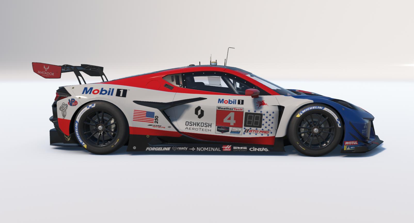 Preview of 2026 Sebring Pratt Miller Motorsports Corvette Mobil 1 | Black Windshield Banner by Pat Gabriel