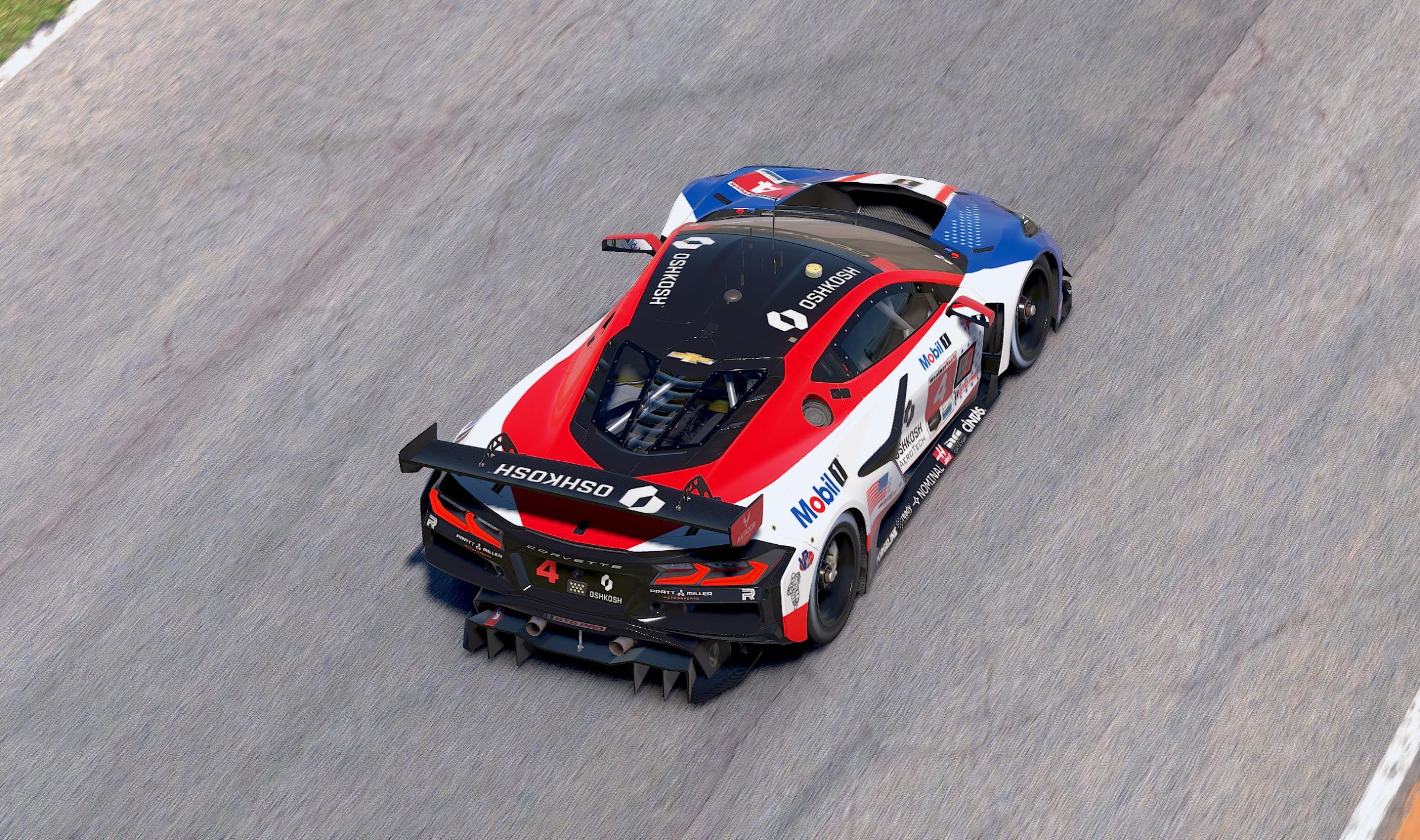 Preview of 2026 Sebring Pratt Miller Motorsports Corvette Mobil 1 | Black Windshield Banner by Pat Gabriel