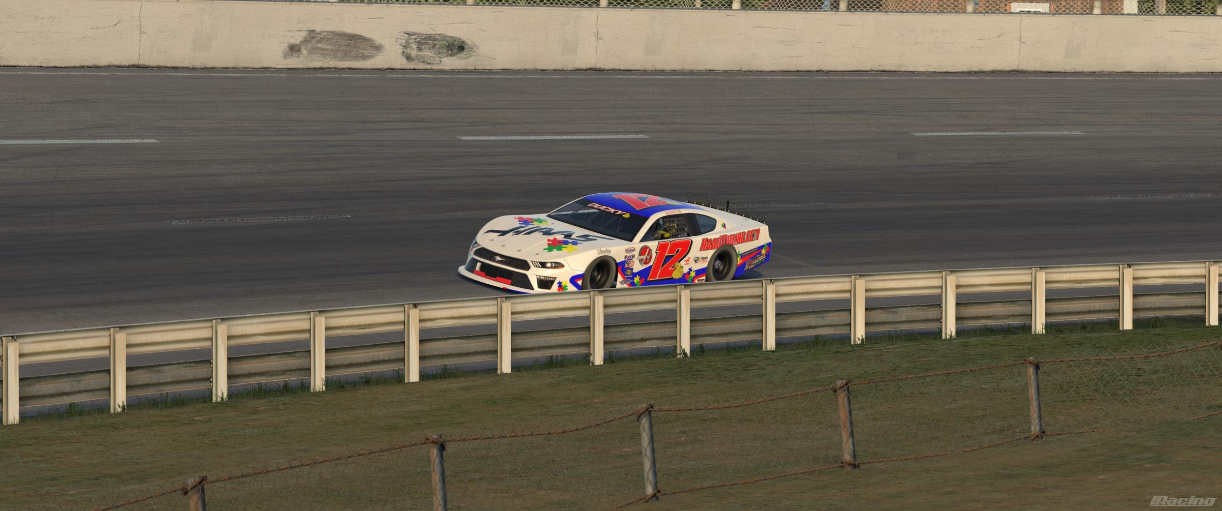 Preview of Jared King #12 HAASTOOLING.COM GEROTECH Ford Mustang Super Late Model by Jon Gutekunst