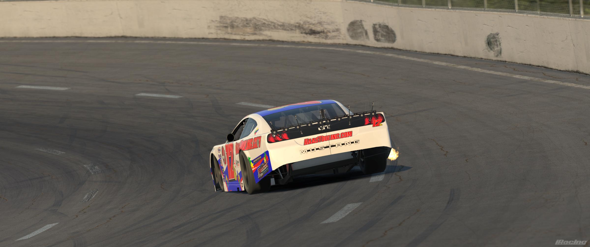 Preview of Jared King #12 HAASTOOLING.COM GEROTECH Ford Mustang Super Late Model by Jon Gutekunst