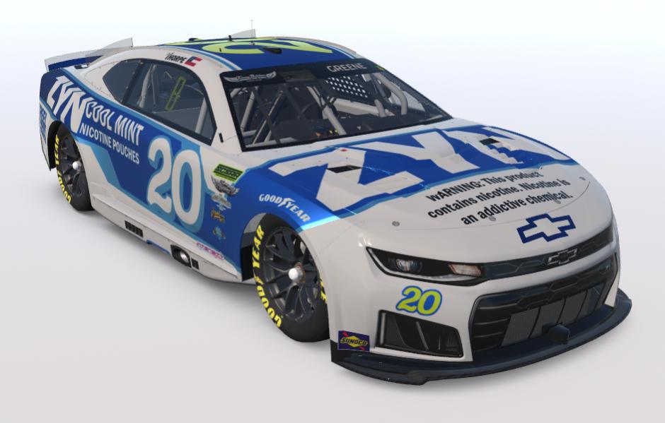 Preview of SCSRA Cale Thorpe ZYN Cool Mint Chevrolet Camaro (Custom 20) by Samuel Greene