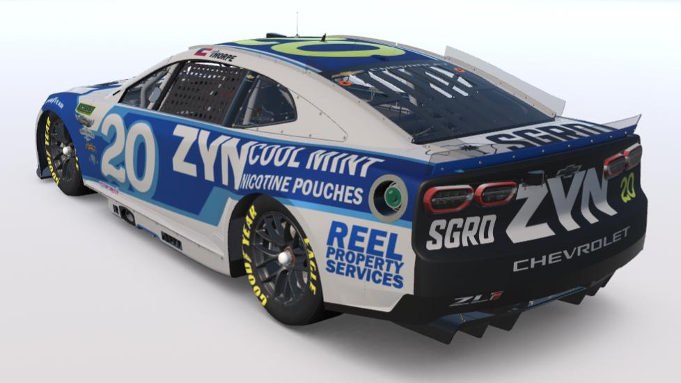 Preview of SCSRA Cale Thorpe ZYN Cool Mint Chevrolet Camaro (Custom 20) by Samuel Greene