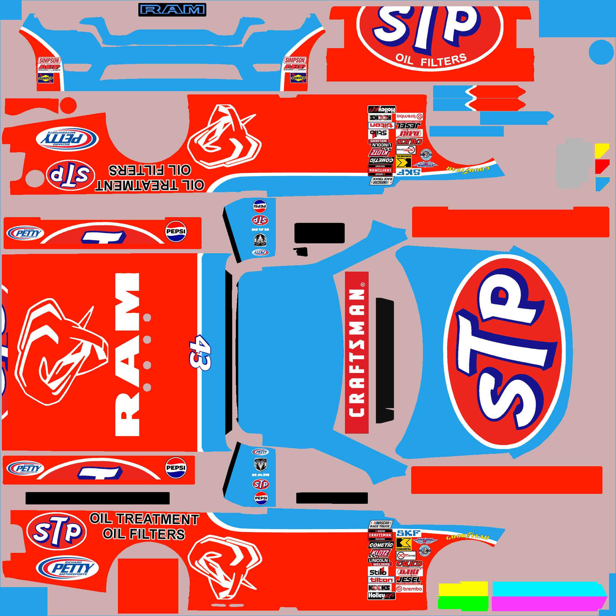 Preview of Nascar Truck Ram Petty STP by Clyde Coman