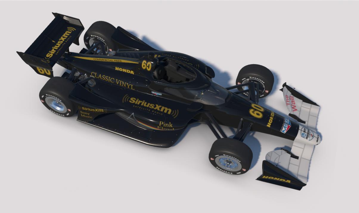 Preview of SiriusXM Sponsored Dallara IR-18 Featuring Pink Floyd by Randy Lloyd