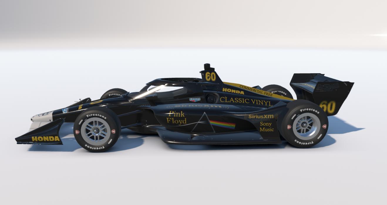 Preview of SiriusXM Sponsored Dallara IR-18 Featuring Pink Floyd by Randy Lloyd