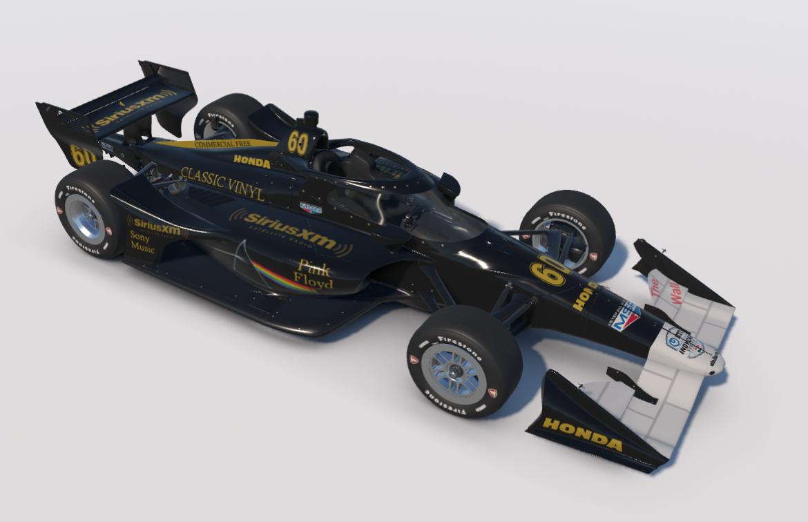 Preview of SiriusXM Sponsored Dallara IR-18 Featuring Pink Floyd by Randy Lloyd