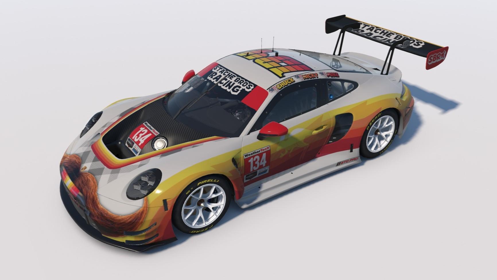 Preview of Stache Bros Racing Sebring 12 Hour Porsche 911 GT3 R by Mike Lofquist2