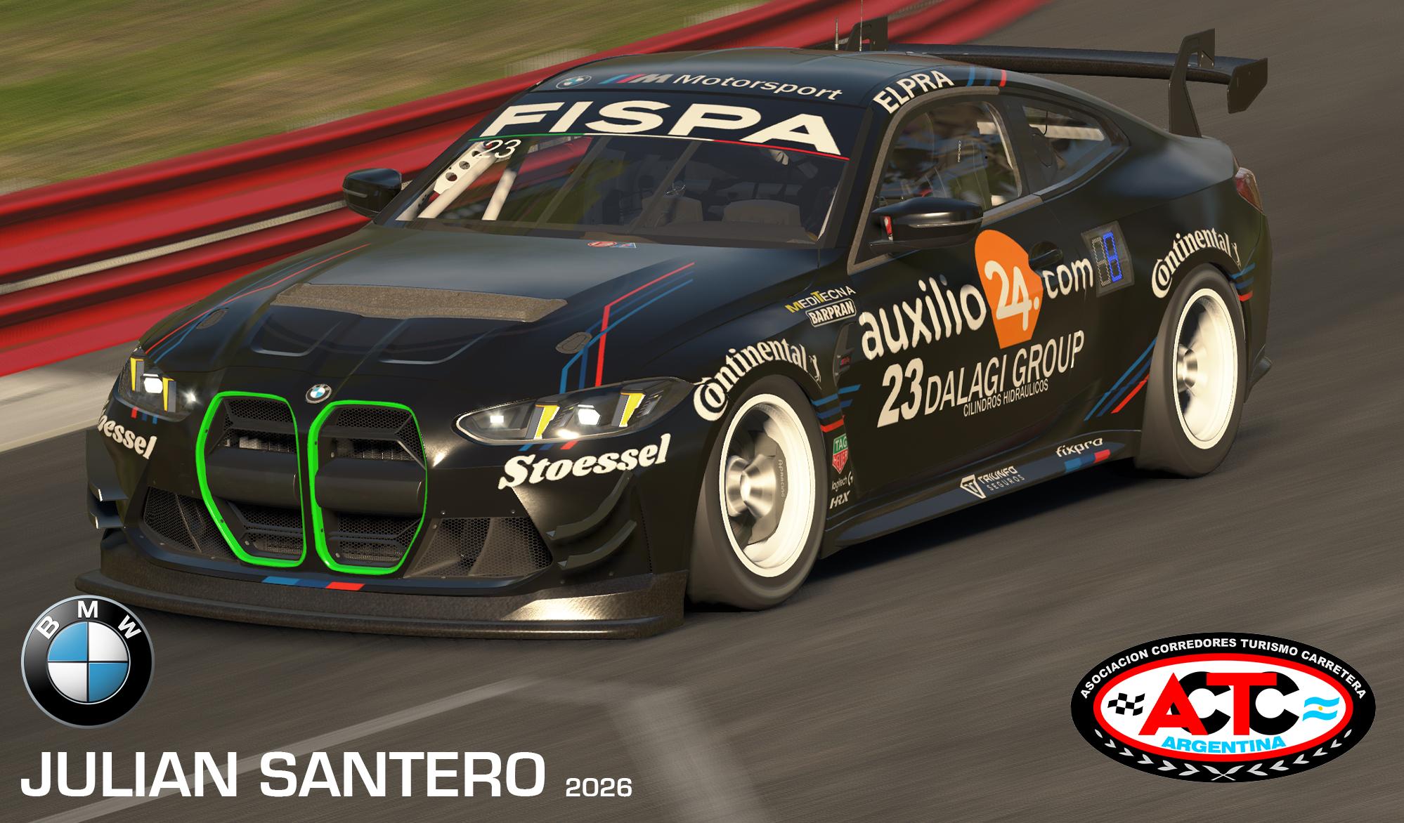Preview of Julian Santero BMW Turismo Carretera 2026 by Farid Calas