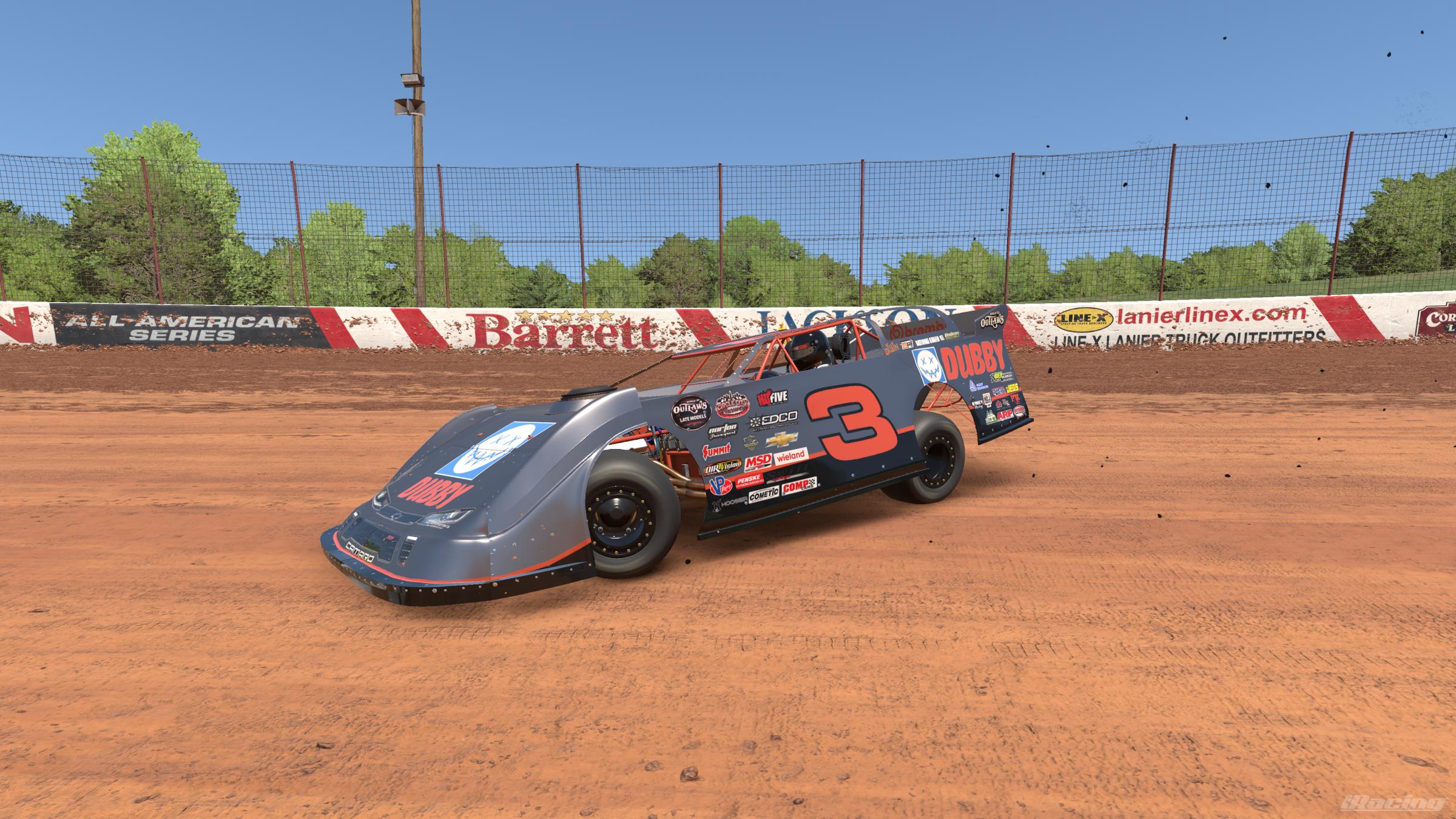 Preview of #3 Dubby Energy Late Model Silver Surfer by Kendrick Hom