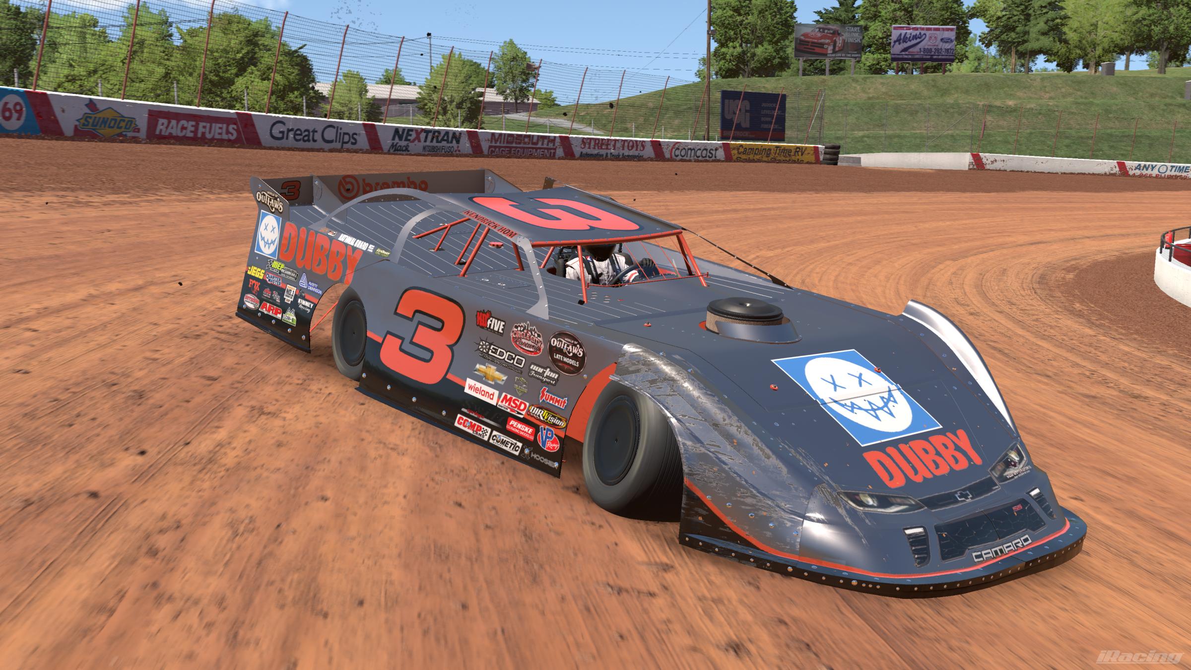Preview of #3 Dubby Energy Late Model Silver Surfer by Kendrick Hom