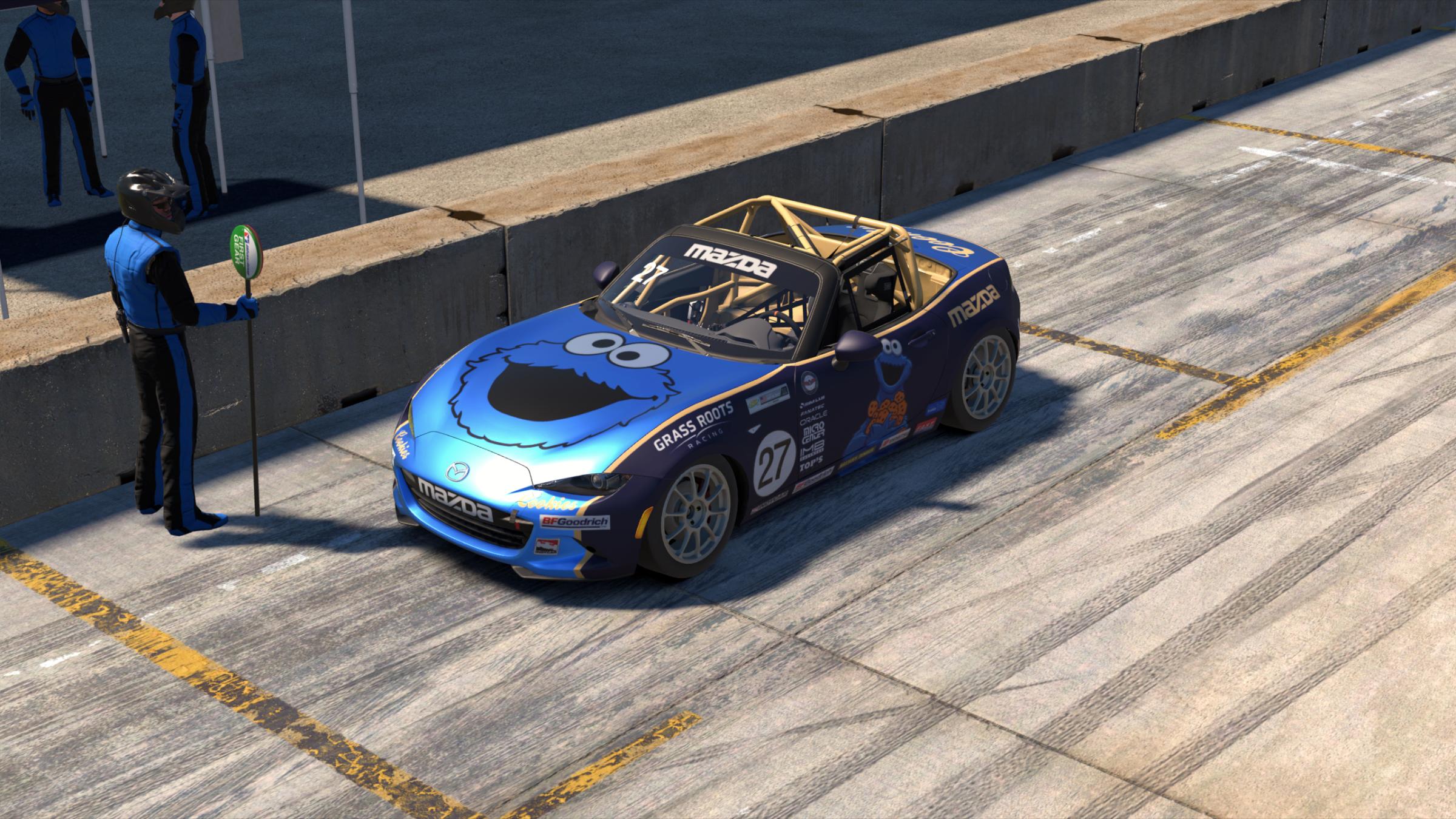 Preview of Cookie Monster Mazda MX-5 Cup by Kaden M Seevers