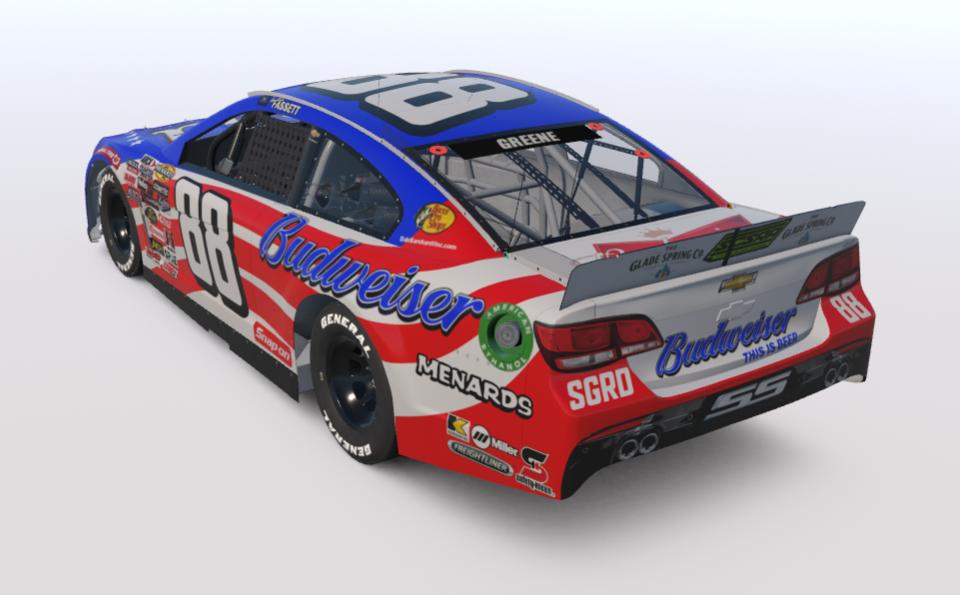 Preview of SCSRA Austin Fassett Budweiser Recreation Chevrolet SS (Custom 88) by Samuel Greene