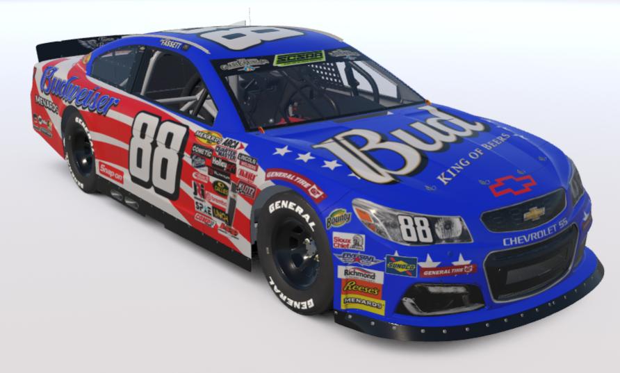 Preview of SCSRA Austin Fassett Budweiser Recreation Chevrolet SS (Sim Stamped) by Samuel Greene