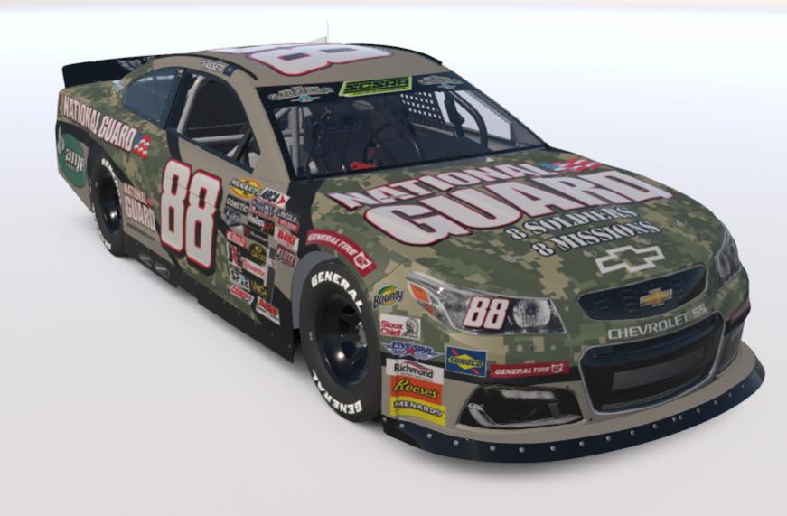 Preview of SCSRA Austin Fassett National Guard Camo Recreation Chevrolet SS (Custom 88) by Samuel Greene