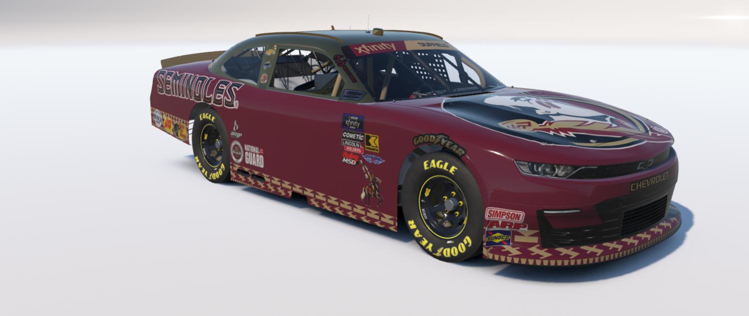 Preview of Xfinity Car FSU Garnet NO Number by Andrew Duffield2