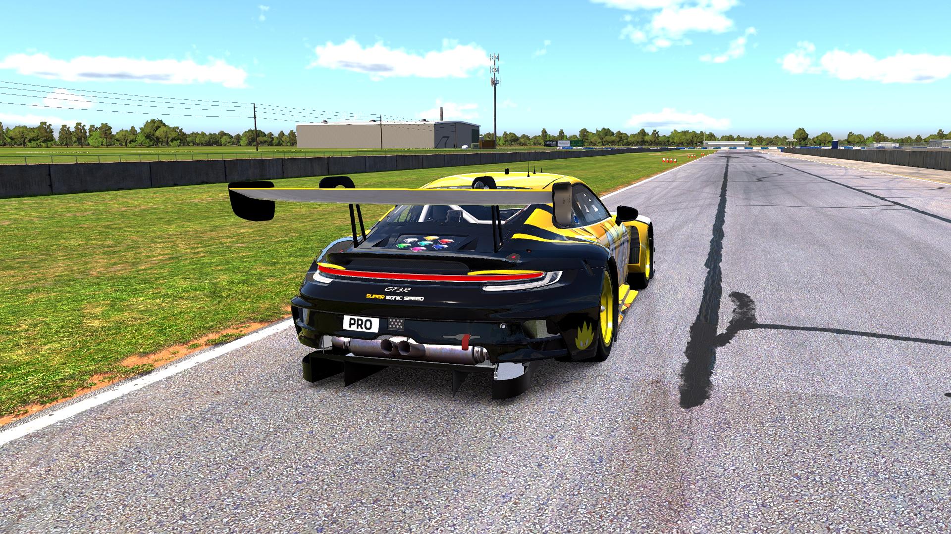 Preview of Super Sonic The Hedgehog - Porsche GT3 by &Oacute;scar D.