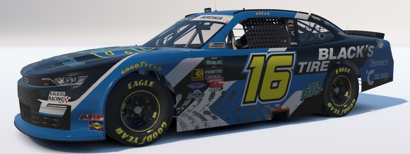 Preview of Christian Eckes #16 Blacks Tire Service Chevrolet (NOAPS) by Seth Burciaga