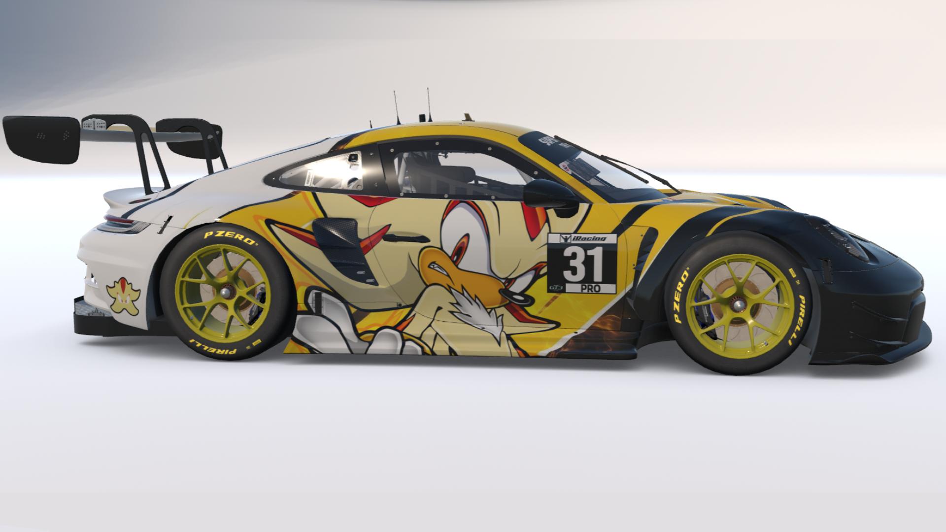 Preview of Super Shadow The Hedgehog - Porsche GT3 by &Oacute;scar D.