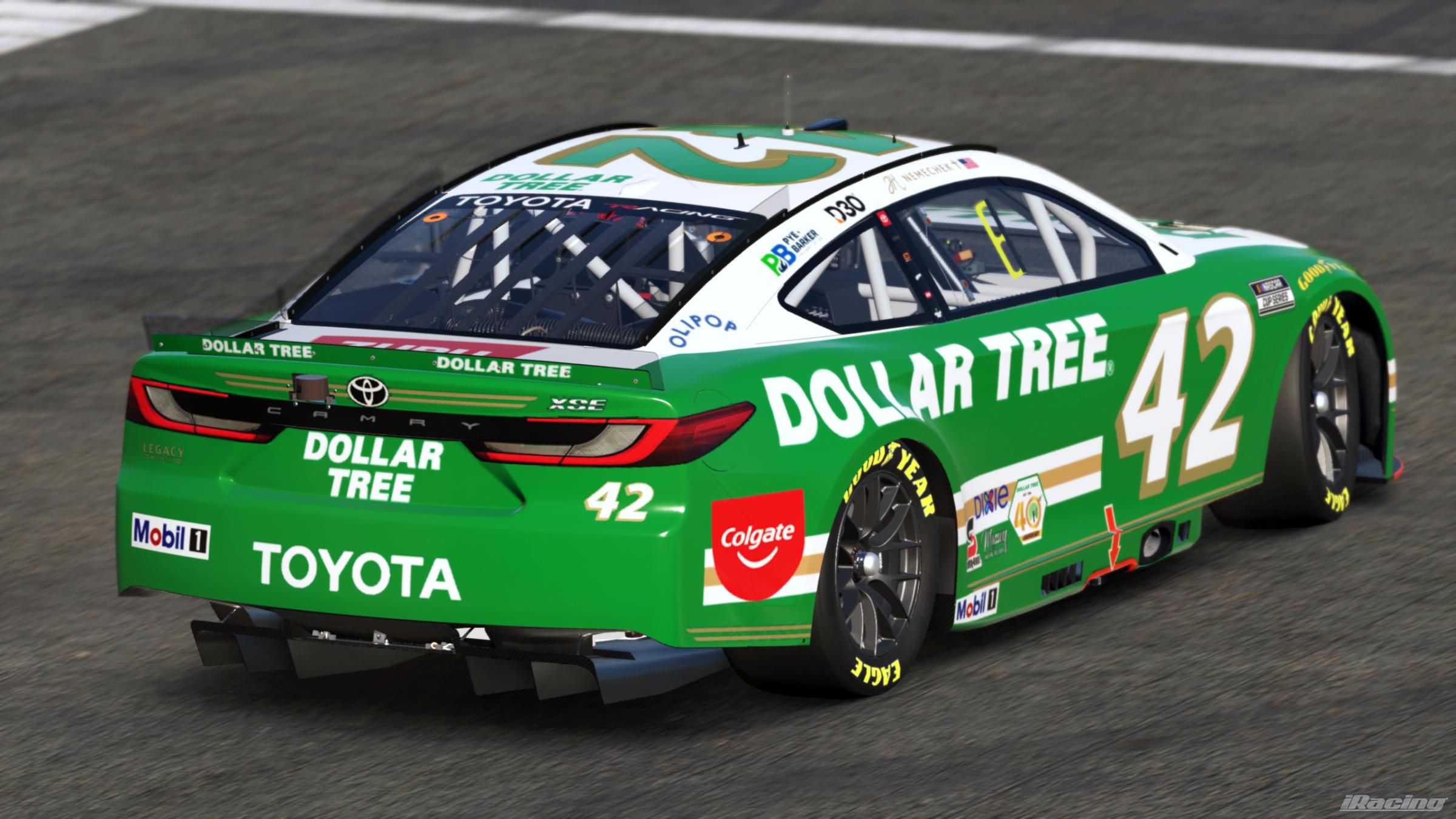 Preview of John Hunter Nemechek 2026 Dollar Tree (Sim #) by Gary P.