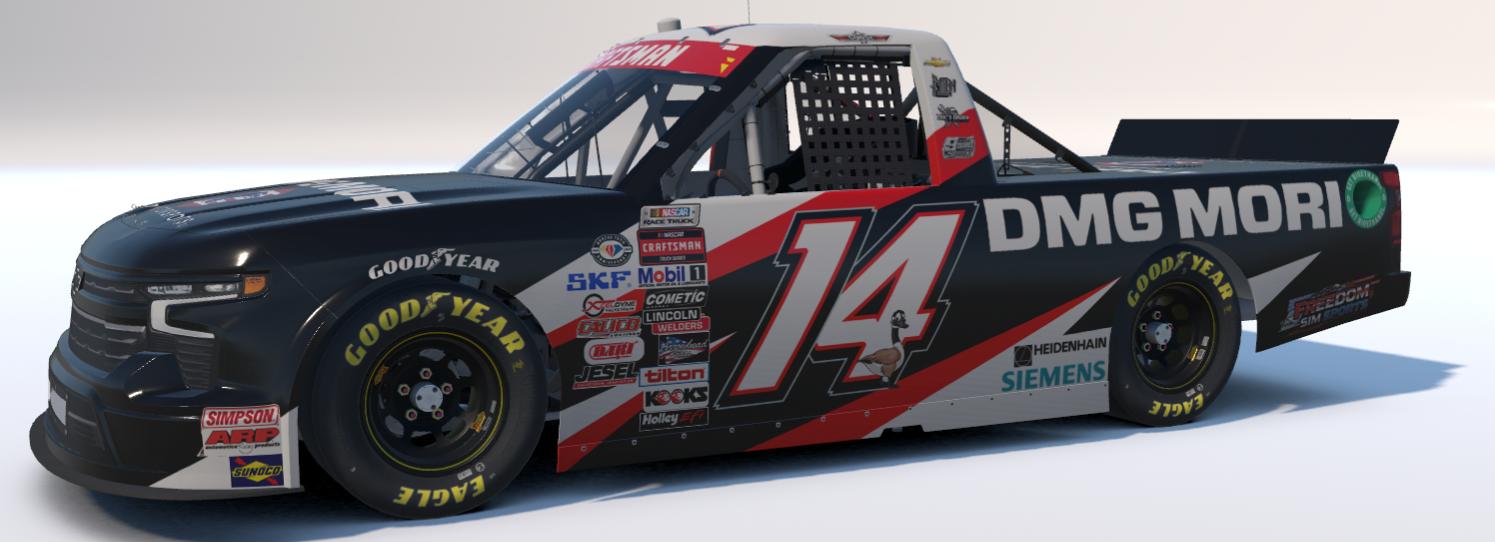 Preview of Jon Gutekunst #14 NEXTUP Truck Series DMGMORI Silverado by Jon Gutekunst