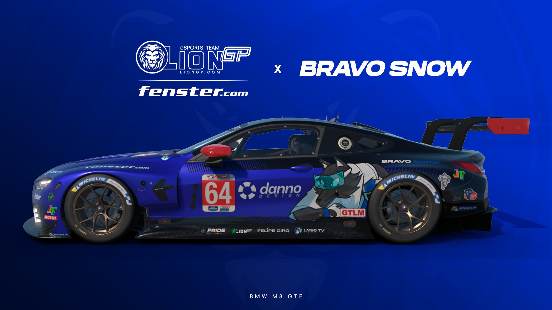 Preview of Bravo Snow | BMW M8 GTE by Danilo Vaz