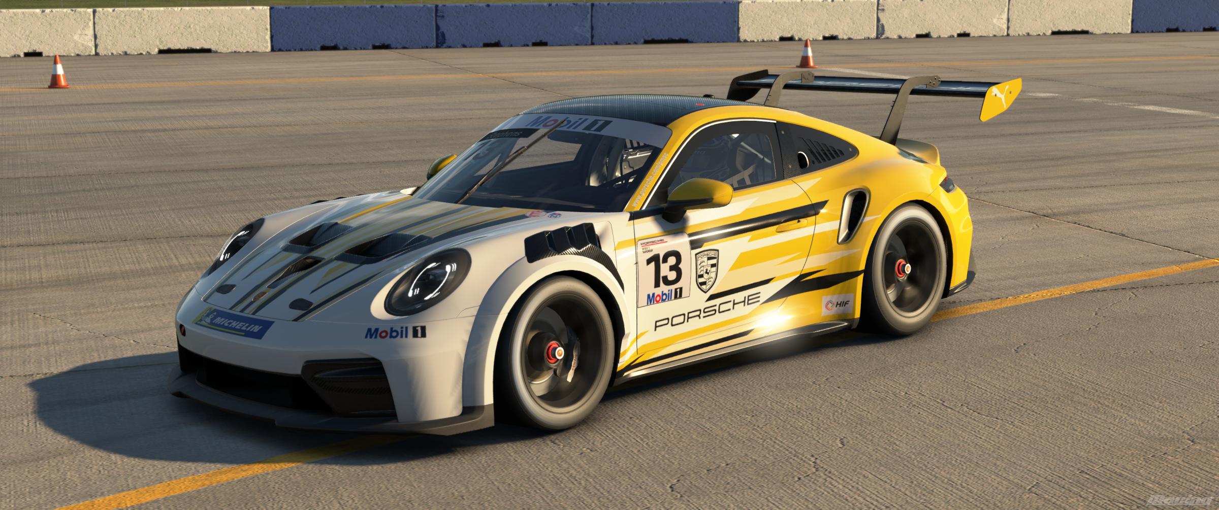 Porsche 992.2 Cup Porsche Racing Yellow by Jeremy Stephens - Trading Paints
