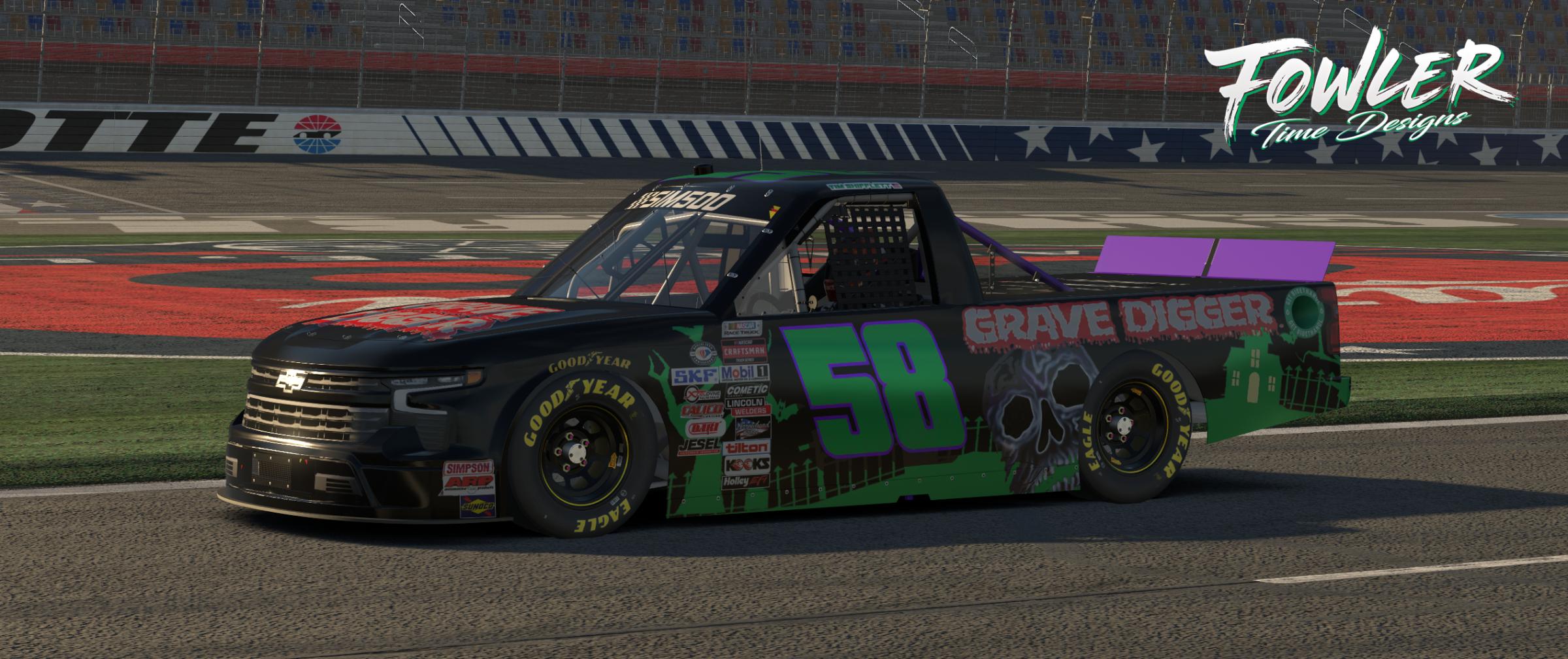 Preview of Chevrolet Silverado Grave Digger 2026 by John Fowler2
