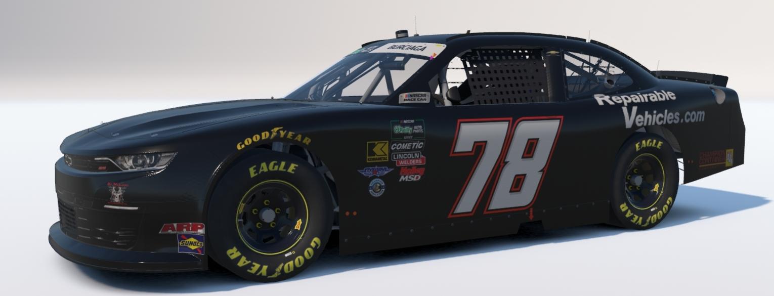 Preview of BJ McLeod Motorsports #78 Repairable Vehicles.com/Unsponsored Chevrolet (NOAPS) by Seth Burciaga