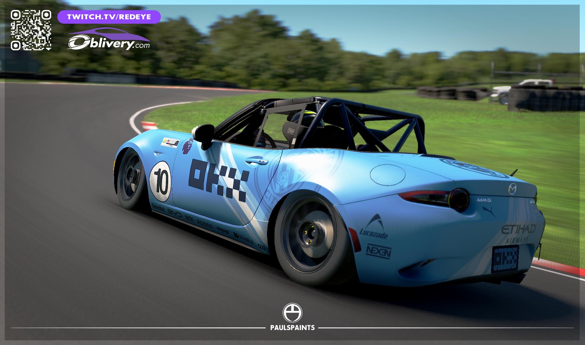 Preview of 2025/2026 Manchester City Mazda MX5 by Paul R Chaloner