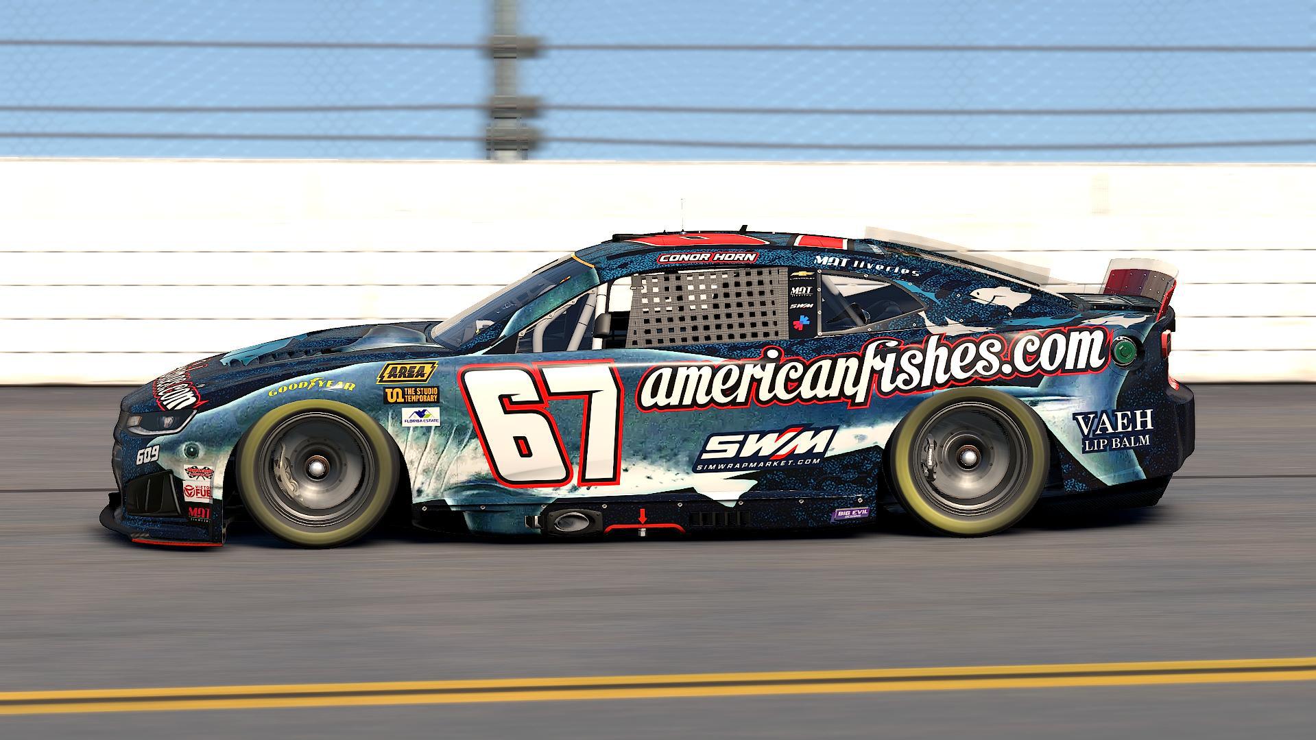 Preview of Americanfishes.com Salmon Shark AREA Cup Camaro by Matt Tomelleri
