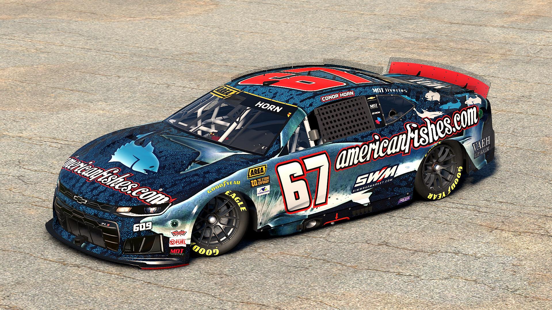 Preview of Americanfishes.com Salmon Shark AREA Cup Camaro by Matt Tomelleri