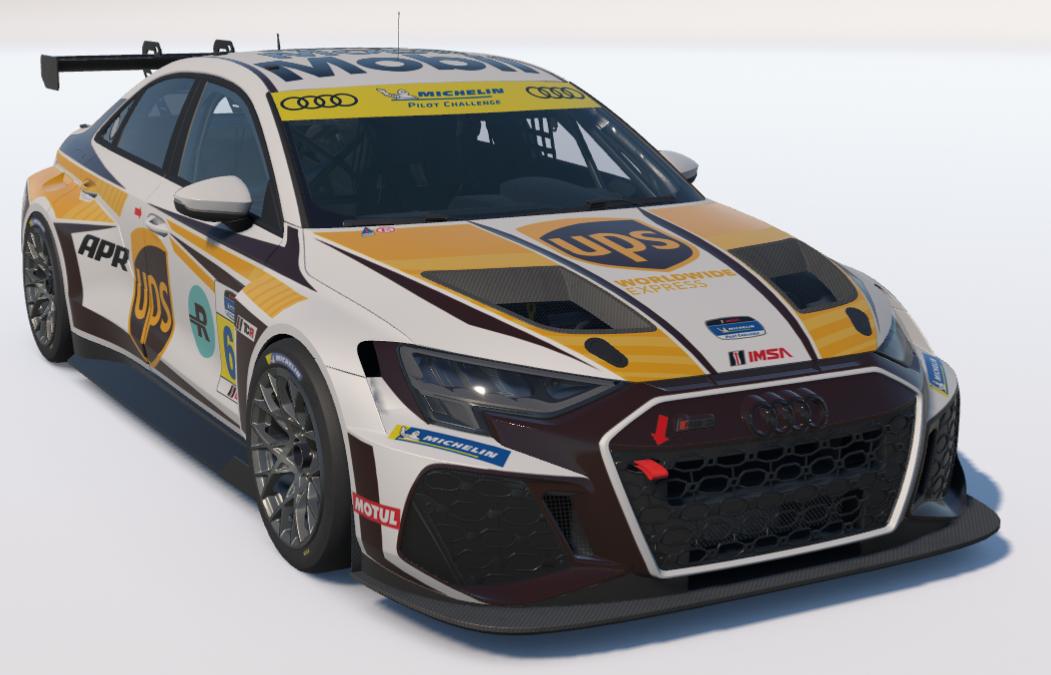 Preview of United Parcel Service "UPS" Audi RS3 LMS Gen 2 TCR by Ronald Lawson2
