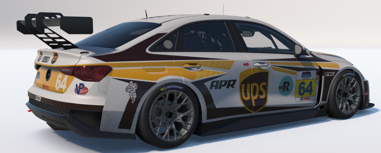 Preview of United Parcel Service "UPS" Audi RS3 LMS Gen 2 TCR by Ronald Lawson2