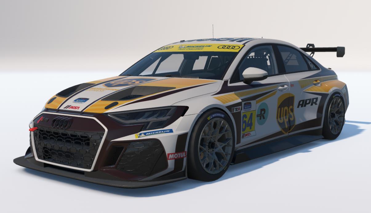 Preview of United Parcel Service "UPS" Audi RS3 LMS Gen 2 TCR by Ronald Lawson2