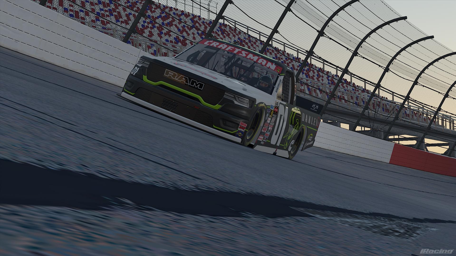 Preview of Myke Miller #01 Dodge Ram White Primary. by Paul S Junior