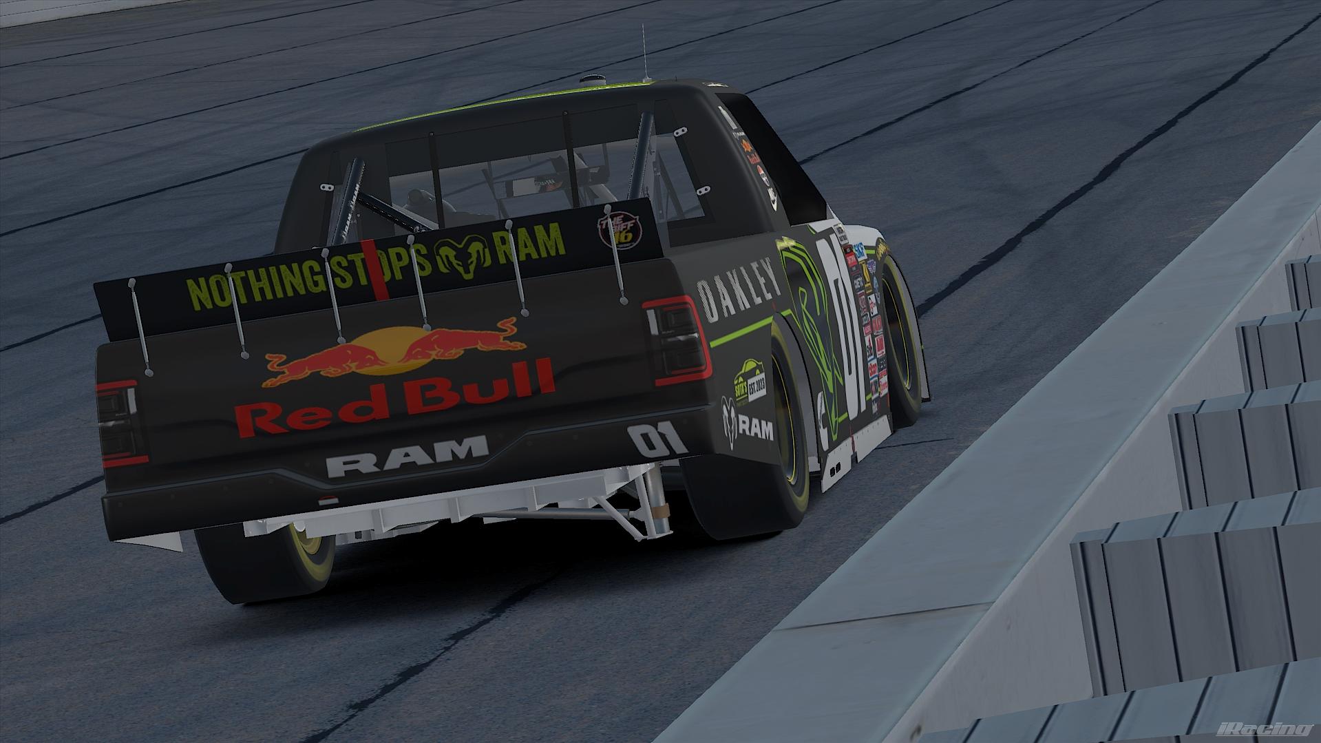 Preview of Myke Miller #01 Dodge Ram White Primary. by Paul S Junior