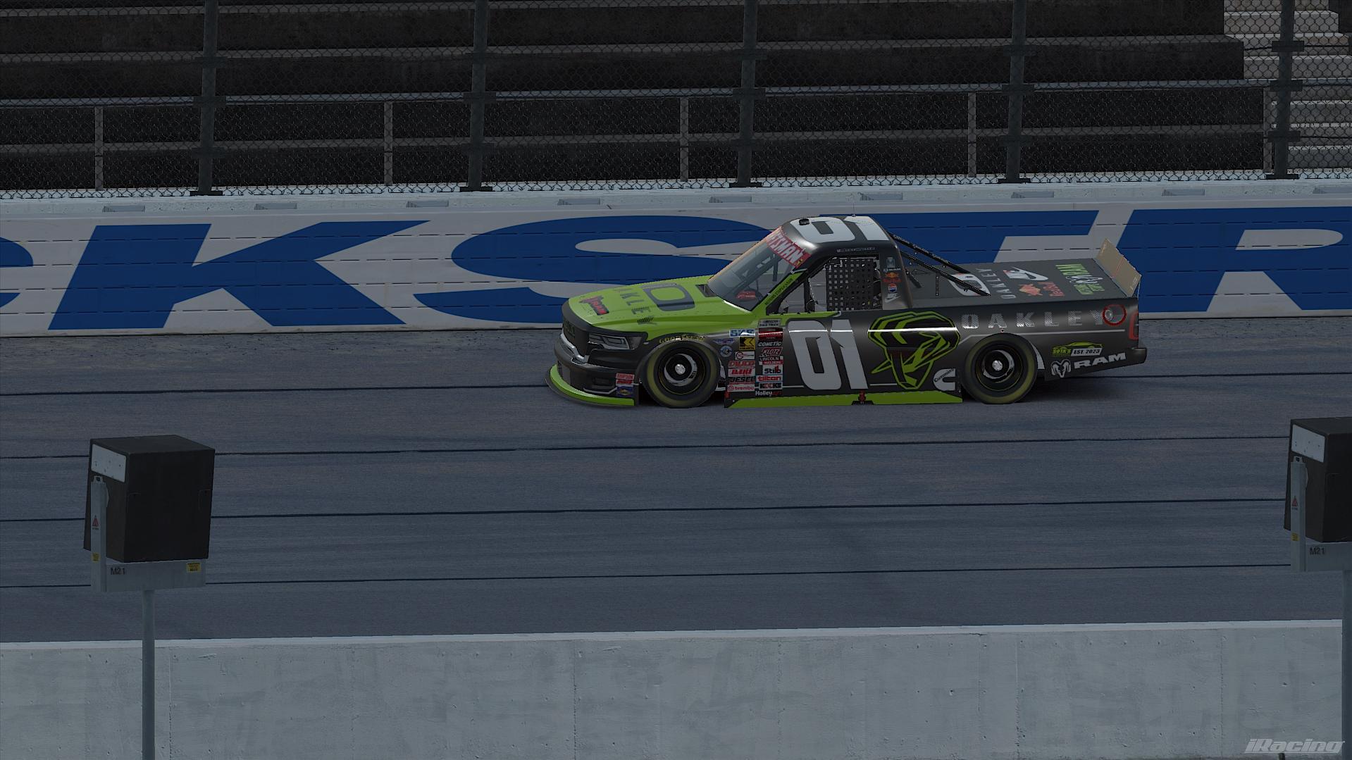 Preview of Myke Miller #01 Dodge Ram Green Primary. by Paul S Junior