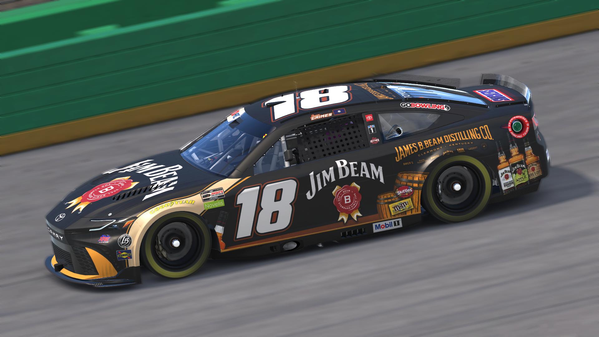 Preview of Jason Grimes #18 Jim Beam Brands FRC Toyota Camry XSE by Sam Heffner