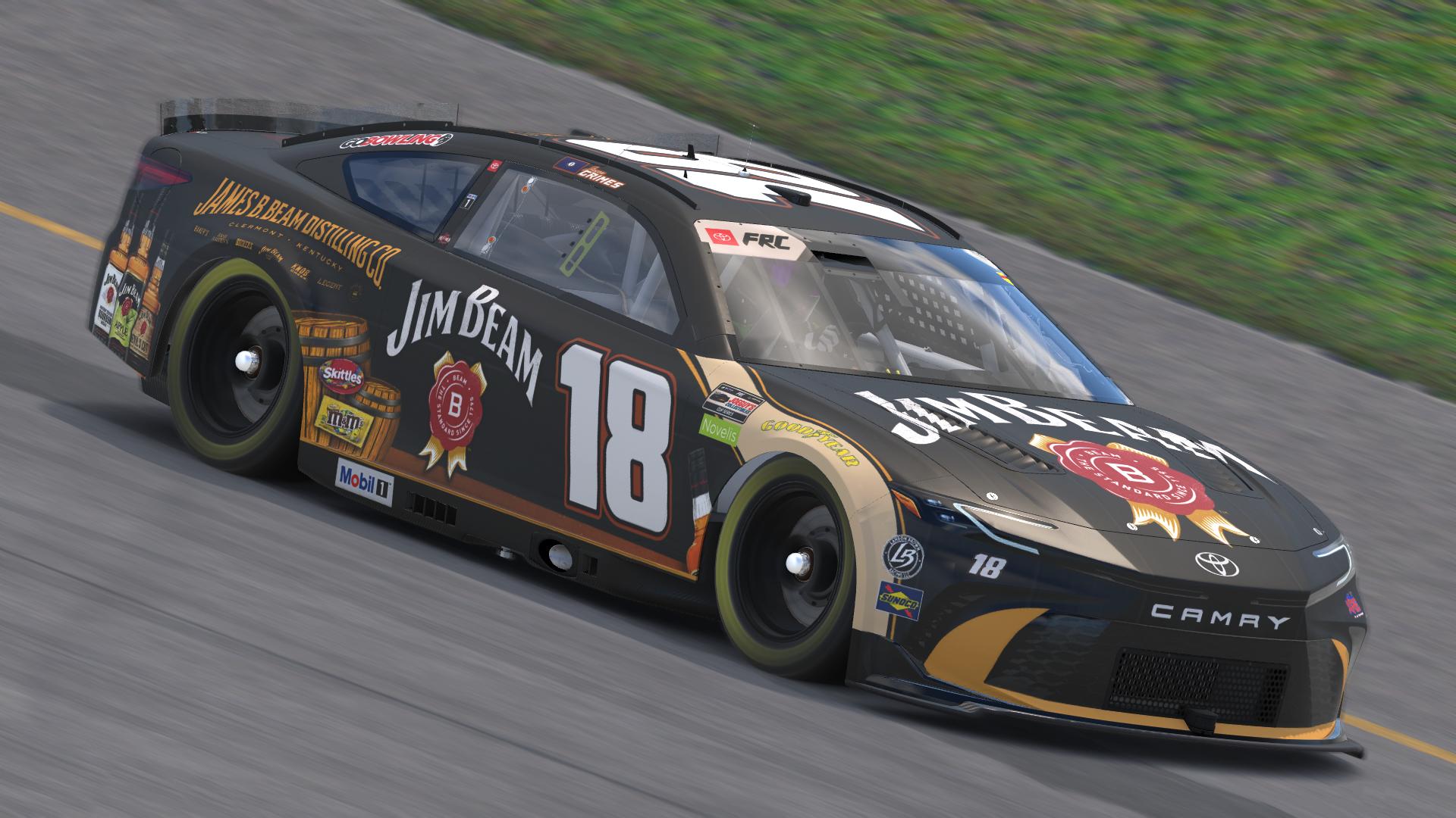 Preview of Jason Grimes #18 Jim Beam Brands FRC Toyota Camry XSE by Sam Heffner