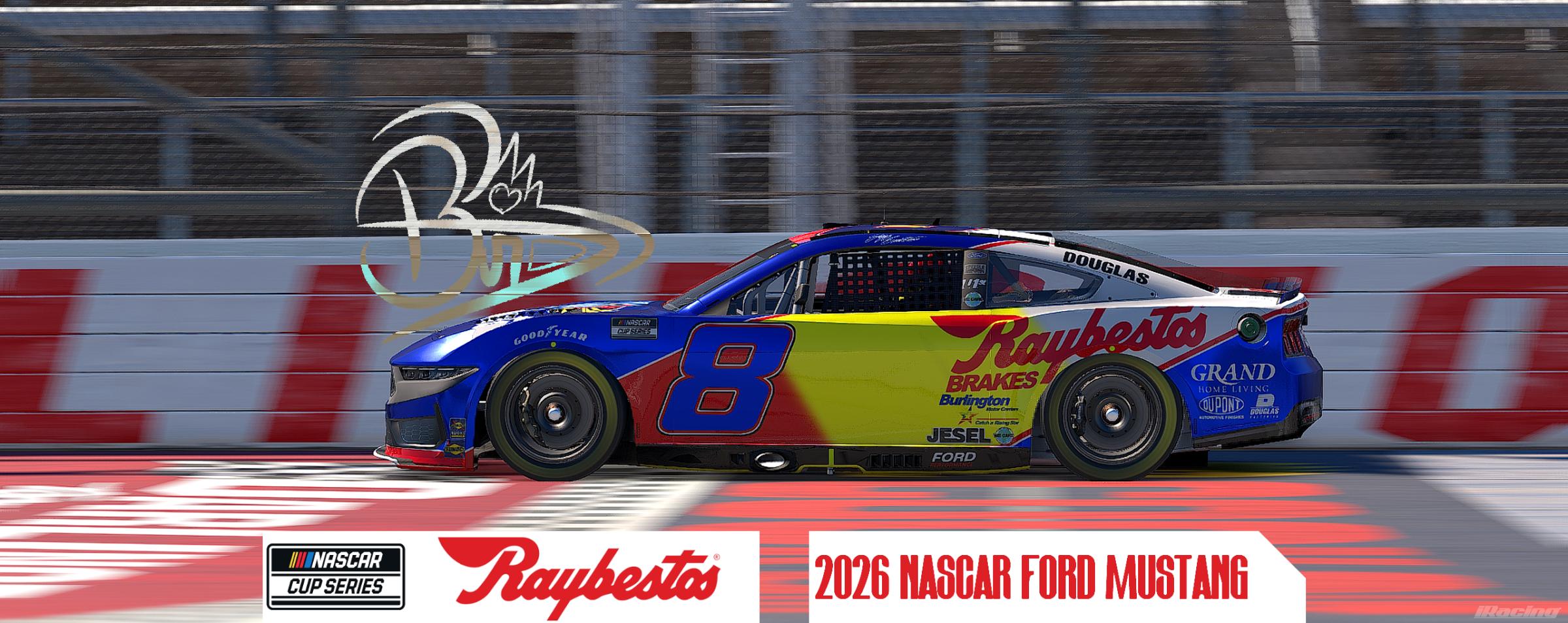 Preview of SIM STAMP 1995 Jeff Burton Raybestos Stavola Brothers Racing Ford by Dominic Barbagallo