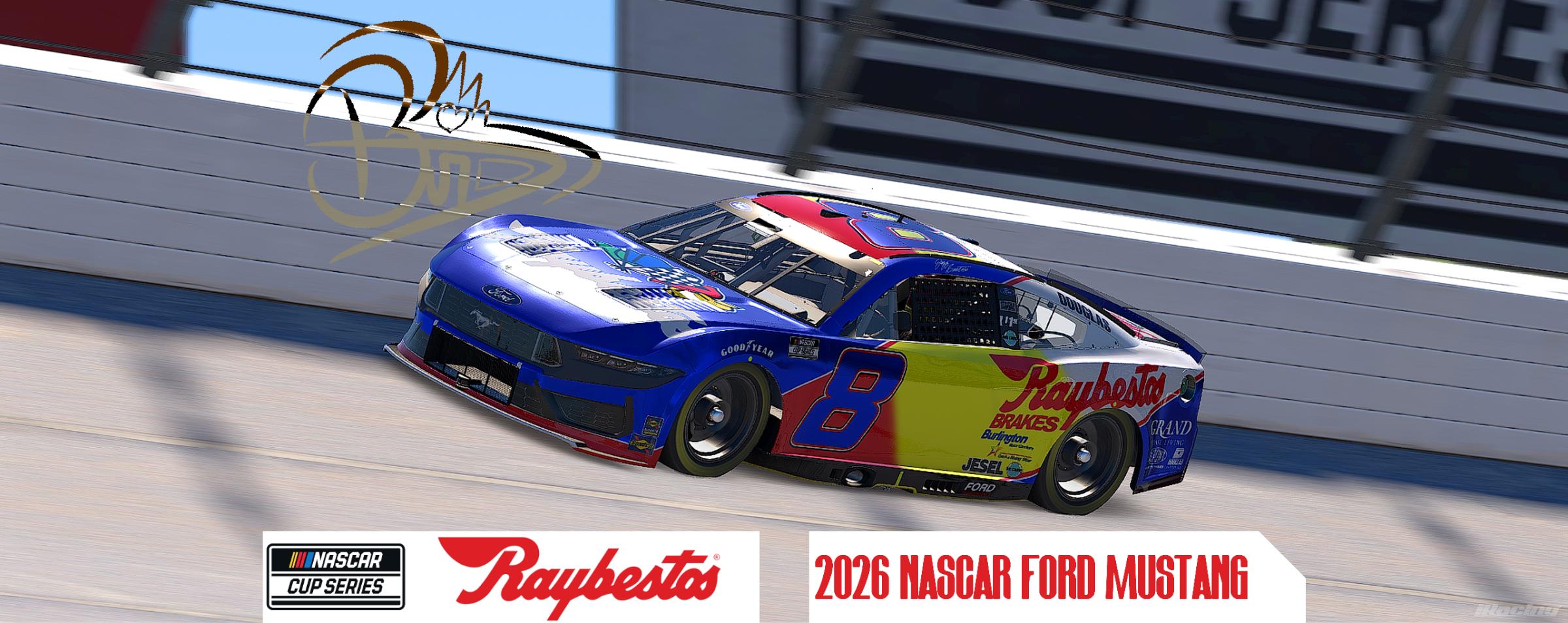Preview of SIM STAMP 1995 Jeff Burton Raybestos Stavola Brothers Racing Ford by Dominic Barbagallo