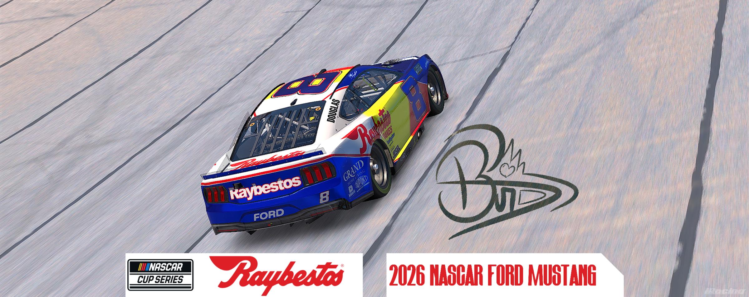 Preview of SIM STAMP 1995 Jeff Burton Raybestos Stavola Brothers Racing Ford by Dominic Barbagallo