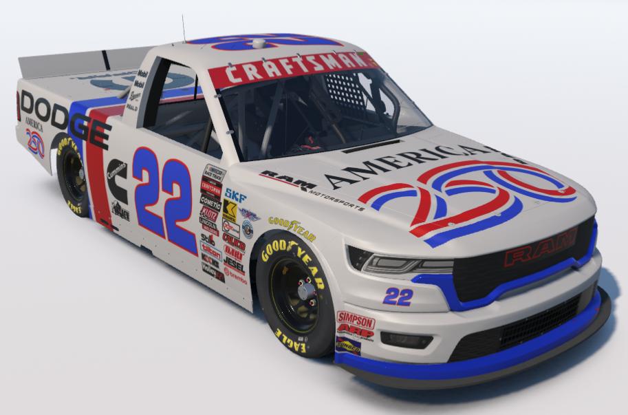 Preview of Dodge Ram Trucks "America 250" Official Sponsor NASCAR TRUCK RAM by Ronald Lawson2