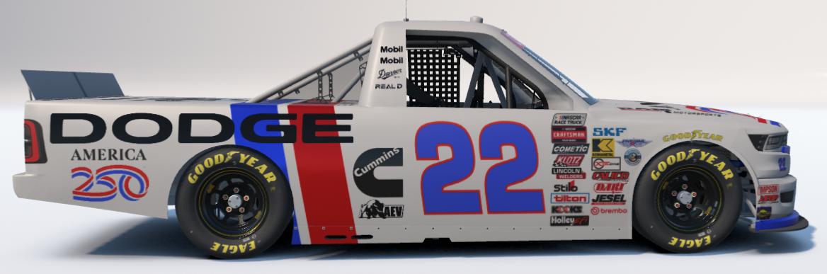 Preview of Dodge Ram Trucks "America 250" Official Sponsor NASCAR TRUCK RAM by Ronald Lawson2