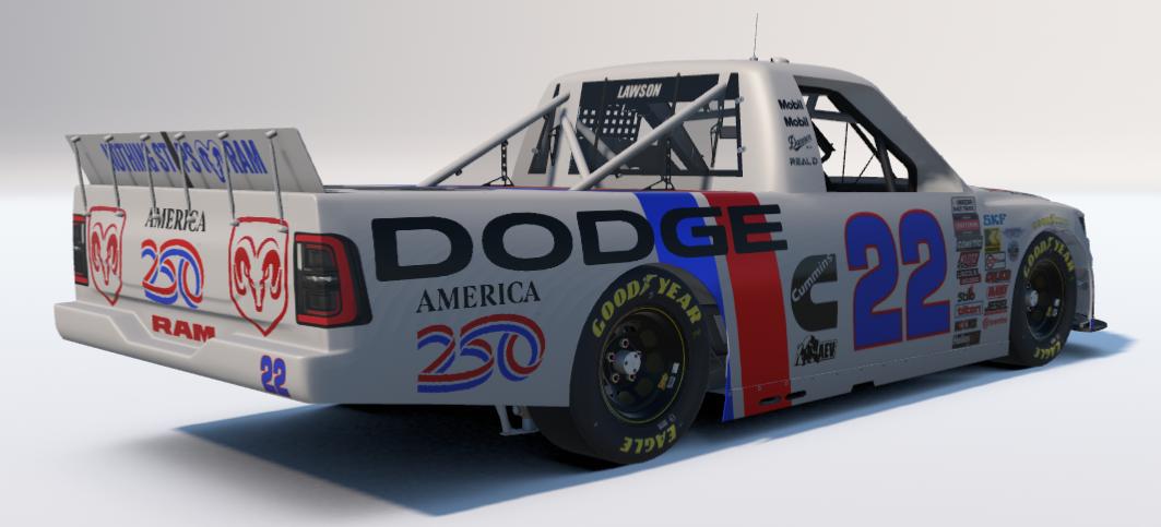 Preview of Dodge Ram Trucks "America 250" Official Sponsor NASCAR TRUCK RAM by Ronald Lawson2